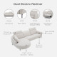 VENICE 3-Seater L-Shape Electric Recliner Sofa L280 VENICE 3-Seater L-Shape Electric Recliner Sofa L280